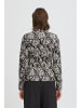 ICHI Blazer IHKATE Regular fit in BLACK GRAPHIC PATCHWORK