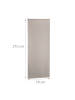 relaxdays Thermorollo in Braun - (L)210 x (B)80 cm