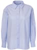 JcSophie Peaches Oversize Bluse aus Baumwoll-Mix in Light Blue