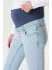 Noppies Slim Umstandsjeans Mila 7/8 in Blue Light Wash