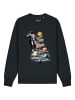 wat? Apparel Sweatshirt Weltraumreise in Schwarz