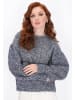 DreiMaster Vintage Women Sweater in navy melange