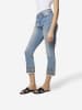 KOROSHI Gemusterte denim-jeans mit bestickung pushup in blau