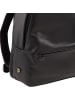 DuDu Casablanca Daypack Leder 40 cm Laptopfach in black