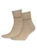 Sympatico Kurzsocken 2er-Pack S43096 in sand (14)