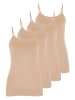 Nina von C. 4er Pack Trägerhemd in nude