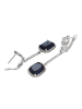 faina Women Drop Earrings in Silver Navy