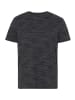 AJC T-Shirt in schwarz meliert