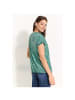 Cecil T-Shirt in multi fir green melange