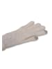 CASH-MERE.CH Bio Handschuhe mit Zopfmuster in Weiss