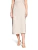 Betty Barclay Maxirock unifarben in Grau Beige