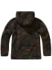 Brandit Jacke "Women Teddyfleece Jacket Hooded" in Camouflage