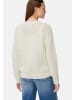 Camel Active Strickpullover aus einem Baumwollmix in Milchweiß