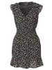 KOROSHI KURZÄRMELKLEID in schwarz