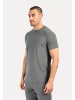 SMILODOX T-Shirt Micah in Grau