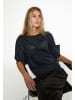 minus T-Shirt in Black iris Metal.