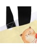 Mr. & Mrs. Panda Strandtasche Katze Wolle mit Spruch in Gelb Pastell