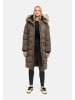 Marikoo Steppmantel Schneesternchen in Stone Brown