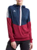 erima Squad Kapuzensweat in new navy/bordeaux/silver grey