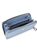 Esquire Alexandria Geldbörse RFID Schutz Leder 19 cm in hellblau