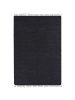 Beliani Geflochtener Teppich SINANKOY in Schwarz - (W) 160 x (L) 230 cm