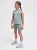Hummel Tight Kurze Hose Hmlluna Gymnastik Mädchen in ICEBERG GREEN