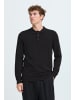 CASUAL FRIDAY Strickpullover CFOSVALD fine knitted polo knit in Schwarz