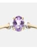 Diamant L'éternel Ring aus 375 Gelbgold mit Amethyst