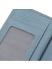 The Chesterfield Brand Orveta Geldbörse RFID Schutz Leder 13 cm skyblue