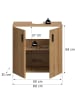 ebuy24 Waschbeckenunterschrank Mone Eiche 60 x 30 cm
