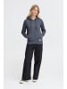 Oxmo Kapuzenfleecejacke OXKAREN ZIPHOODIE in Blau