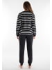 Tom Tailor Pyjama Xanthi in grau-dunkel-Ringel