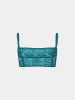 Erlich Textil  ICONIC LACE BANDEAU BRALETTE in tiefseeblau