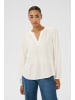 Kaffe Langarm-Bluse KAlui in Chalk CC.