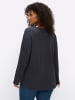 sheego Langarm-Shirt in tiefblau
