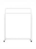 SONGMICS Kleiderständer Pataye in Weiß - (B)110 x (H)155.5 x (T)46.5 cm