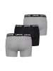 Levi´s Boxershort 3er Pack in Schwarz/Hellgrau