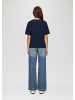 QS T-Shirt in 58D0_tiefblau