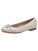 Tamaris COMFORT Ballerina in CREAM PATEN