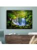 MuchoWow Leinwand bilder Dschungel Wasserfall (BxH)