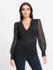 Heine Spitzen-Shirt in schwarz