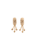 faina Women Huggie Earrings in Rose Gold
