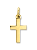ONE ELEMENT  Kreuz Anhänger aus 333 Gelbgold in gold