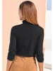 LASCANA Rollkragenshirt in schwarz