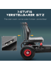 HOMCOM Gokart Tretauto in Rot & Schwarz 121L x 58B x 61H cm