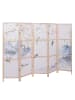 MCW Paravent O70, Naturmotive 170x227cm, Flusslandschaft