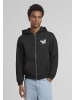 Mister Tee Mister Tee Let‘s Get Lost Fluffy Zip Hoody in black