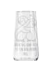Mr. & Mrs. Panda Glas Pinguine Kuscheln mit Spruch in Transparent