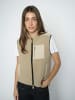 Mos Mosh Weste MMRowe in taupe - 0001
