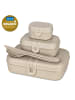 koziol PASCAL READY - Lunchbox-Set + Besteck-Set in nature desert sand